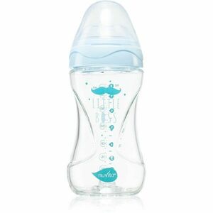 Nuvita Glass bottle Blue dojčenská fľaša 240 ml vyobraziť