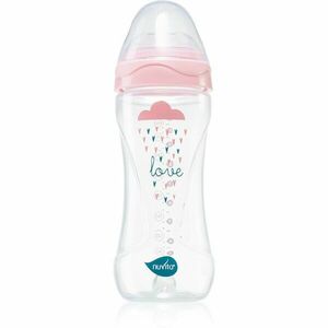 Nuvita Cool Bottle 4m+ dojčenská fľaša Transparent pink 330 ml vyobraziť