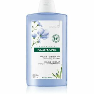 Klorane Flax Fiber Bio šampón pre jemné vlasy bez objemu 400 ml vyobraziť
