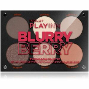 Inglot PlayInn paletka očných tieňov odtieň Blurry Berry vyobraziť