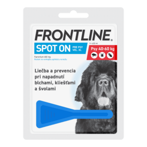 FRONTLINE spot-on pre psy XL (40-60 kg) - 1 x 4, 02 ml vyobraziť