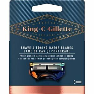 King C Gillette Náhradná hlavica na holiaci strojček 3ks vyobraziť