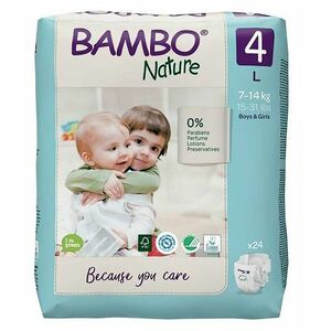 BAMBO Nature 4 Detské plienkové nohavičky 7-14 kg 24 ks vyobraziť