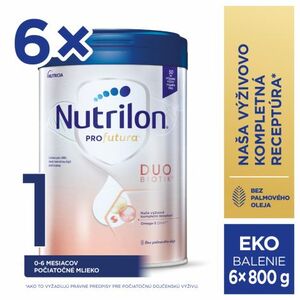 Nutrilon 1 Profutura Duobiotik počiatočná dojčenská výživa (0-6 mesiacov) 6x800 g vyobraziť