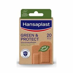 Hansaplast GREEN & PROTECT udržateľná náplasť, 2 veľkosti 20 ks vyobraziť