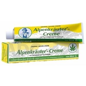 Apothhekers-Cosmetic Alpenkräuter - Creme bylinkový krém s konopným olejom a diablovým pazúrom 1x200 ml vyobraziť