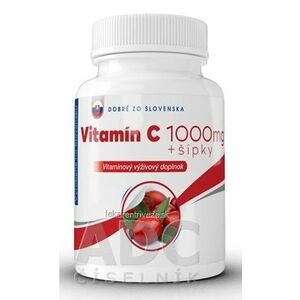 Dobré z SK Vitamín C 1000 mg + šípky tbl 1x100 ks vyobraziť