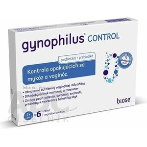 GYNOPHILUS CONTROL vaginálne tablety 1x6 ks vyobraziť