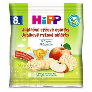HiPP BIO OBLÁTKY Jablkové ryžové (od 8. mesiaca) 1x30 g vyobraziť