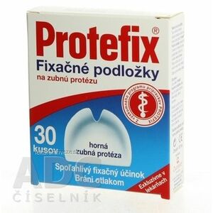 Protefix Fixačné podložky na hornú zubnú protézu fixačná podložka 1x30 ks vyobraziť