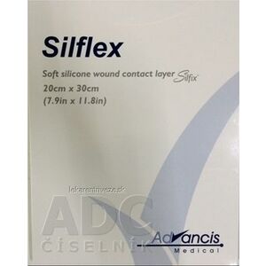 Silflex krytie na rany nepriľnavé 20x30 cm, 1x10 ks vyobraziť