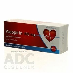 Vasopirin 100 mg tbl ent (blis.PVC/Al) 1x50 ks vyobraziť