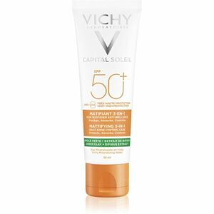 Vichy Capital Soleil Mattifying 3-in-1 ochranný zmatňujúci krém na tvár SPF 50+ 50 ml vyobraziť