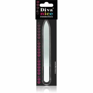 Diva & Nice Cosmetics Accessories sklený pilník na nechty veľký White 1 ks vyobraziť