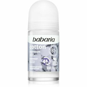 Babaria Deodorant Cotton antiperspirant roll-on s vyživujúcim účinkom 50 ml vyobraziť