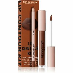 Makeup Revolution Lip Contour Kit sada na pery odtieň D. vyobraziť
