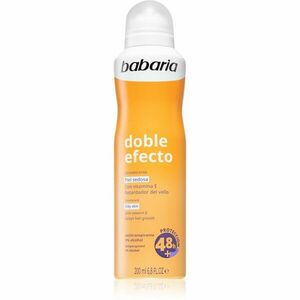 Babaria Deodorant Double Effect antiperspirant v spreji na spomalenie rastu chĺpkov 200 ml vyobraziť