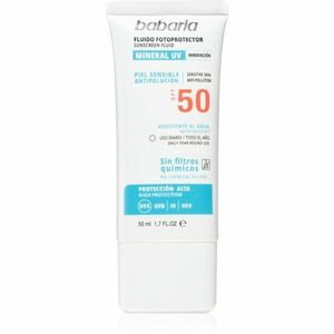Babaria Sun Face ochranný fluid bez chemických filtrov na tvár SPF 50 50 ml vyobraziť