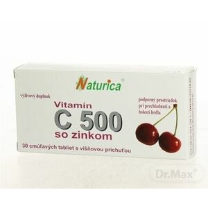 Naturica VITAMÍN C 500 mg so zinkom vyobraziť