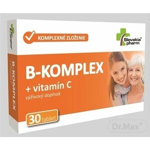Slovakiapharm B-KOMPLEX + vitamín C vyobraziť