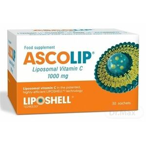 ASCOLIP Liposomal Vitamin C 1000 mg vyobraziť