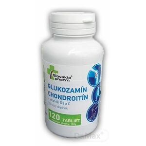 Slovakiapharm Glukozamín Chondroitín + vitamín D3, C vyobraziť
