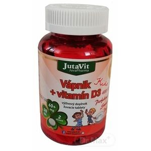 JutaVit Vápnik + vitamín D3 Kids vyobraziť