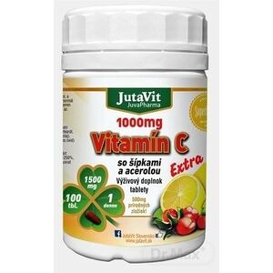 JutaVit Vitamín C 1000 mg so šípkami a acerolou vyobraziť