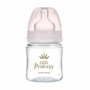 Dojčenská antikoliková fľaša široká EasyStart ROYAL BABY ružová vyobraziť