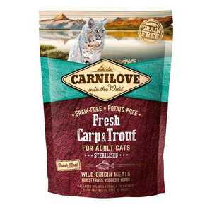 Carnilove Cat Fresh Carp & Trout Sterilized 0, 4kg vyobraziť