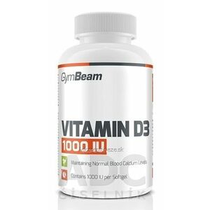 GymBeam Vitamín D3 1000 IU cps 1x120 ks vyobraziť