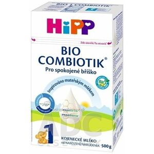 HiPP 1 BIO COMBIOTIK (inov.2021) počiatočná mliečna dojčenská výživa (od narodenia) 1x500 g vyobraziť