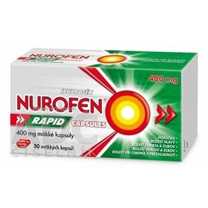 NUROFEN Rapid 400 mg Capsules cps mol (blis.) 1x30 ks vyobraziť