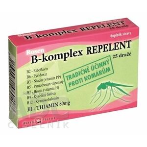 B - komplex REPELENT - RosenPharma tbl (dražé) 1x25 ks vyobraziť