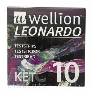 Wellion LEONARDO KET Prúžky testovacie (1 balenie) 1x10 ks vyobraziť