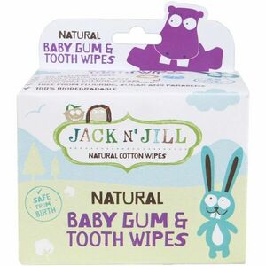 Jack N’ Jill Natural vlhčené obrúsky na ochranu zubov a ďasien 25 ks vyobraziť
