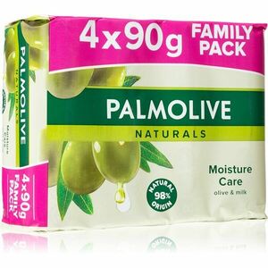 Palmolive Naturals Milk & Olive tuhé mydlo 4x90 g vyobraziť