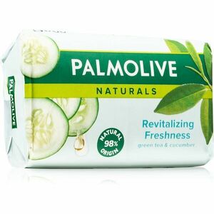 Palmolive Naturals Green Tea and Cucumber tuhé mydlo so zeleným čajom 90 g vyobraziť