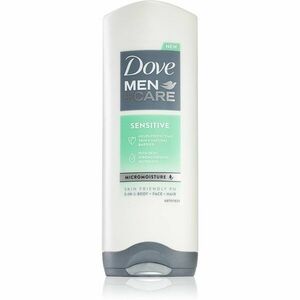Dove Men+Care Sensitive sprchový gél na tvár, telo a vlasy pre mužov 250 ml vyobraziť