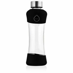 Equa Active sklenená fľaša na vodu Black 550 ml vyobraziť