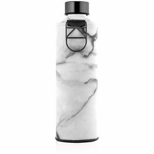 Equa Mismatch sklenená fľaša na vodu + obal z umelej kože farba Stone 750 ml vyobraziť