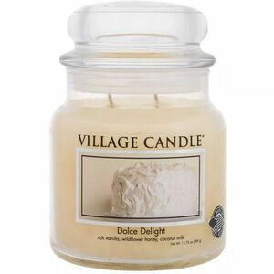 Village Candle Vonná sviečka v skle - Dolce Delight - Zamatové potešenie, stredná vyobraziť