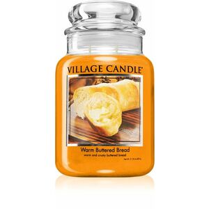 Village Candle Vonná sviečka v skle - Warm Buttered Bread - Teplé maslové žemličky, veľká vyobraziť