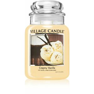 Village Candle Vonná sviečka v skle - Creamy Vanilla - Vanilková zmrzlina, veľká vyobraziť