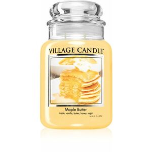 Village Candle Vonná sviečka v skle - Maple Butter - Javorový sirup, veľká vyobraziť
