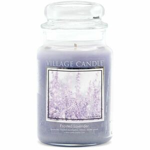 Village Candle Vonná sviečka v skle - Frosted Lavender - Ľadová levanduľa, veľká vyobraziť