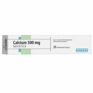 Generica Calcium 500 šumivý forte, eff.tbl. 20 vyobraziť