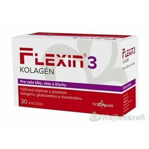FLEXIN 3 KOLAGÉN, k správnej funkcii kostí, 30 ks vyobraziť