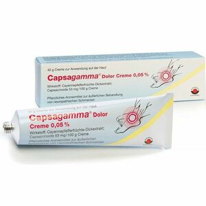 Capsagamma 53 mg/100 g krém na bolesť svalov, chrbta 40 g vyobraziť