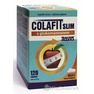 COLAFIT SLIM s glukomananom, prispieva k regulácii hmotnosti, 120 ks vyobraziť